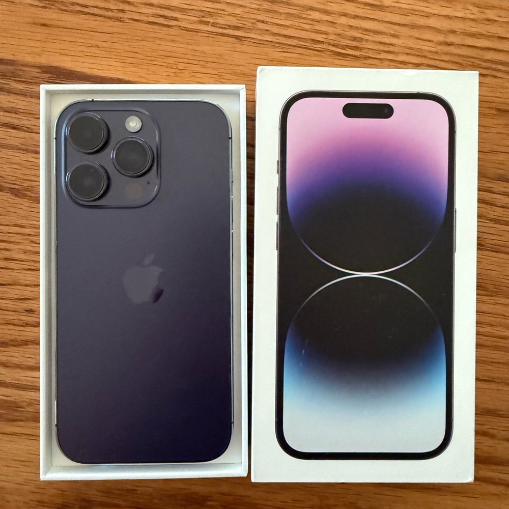 Apple iPhone Purple Pro Model with Triple-Camera System